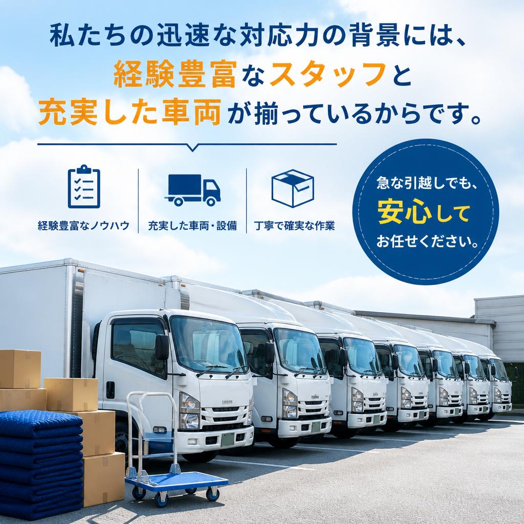 スピーディー対応の秘訣